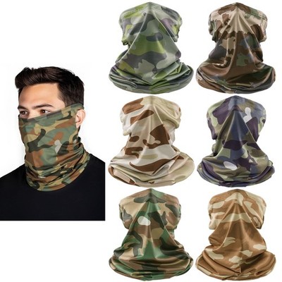 6 Pack Neck Gaiter Face Mask: Breathable Windproof Face Cover Balaclava High ...