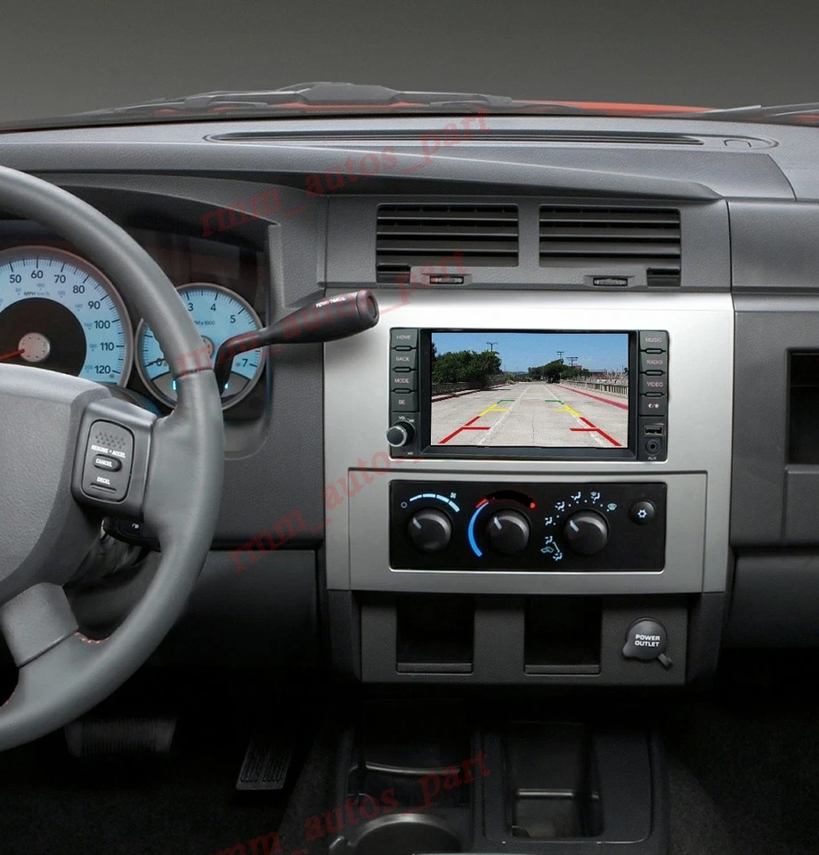 For 2008-2011 Dodge Dakota Apple Carplay Radio Android 14 GPS NAV WIFI +Camera - Image 2 of 4