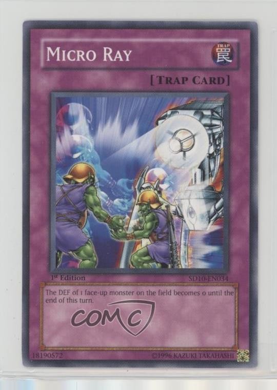 Micro Ray 1st Ed. YuGiOh Machine Re-Volt Structure Deck #SD10-EN034 2007