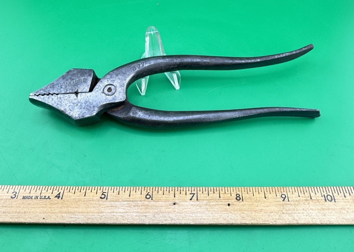 VINATGE GERMAN SHOEMAKER COBBLER PLIERS 577 LUDWIG WILLIMANN