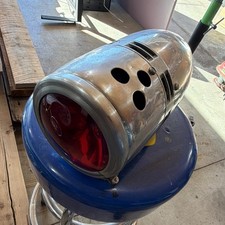 Vintage Champion Metal Siren Firefighting Rescue Beacon Light Red Lens Silver
