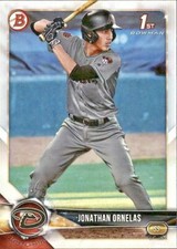 LOT OF 20 2018 BOWMAN DRAFT 1ST BASE PROSPECT BD29 JONATHAN ORNELAS DIAMONDBACKS