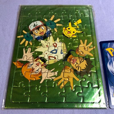 Pokemon Vintage Japanese Mini Puzzle - Ash Ketchum Pikachu ect
