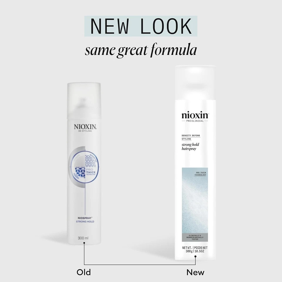 Nioxin Niospray Strong Density Defend лак для укладки волос, 10,6 унц - Изображение 2 из 4