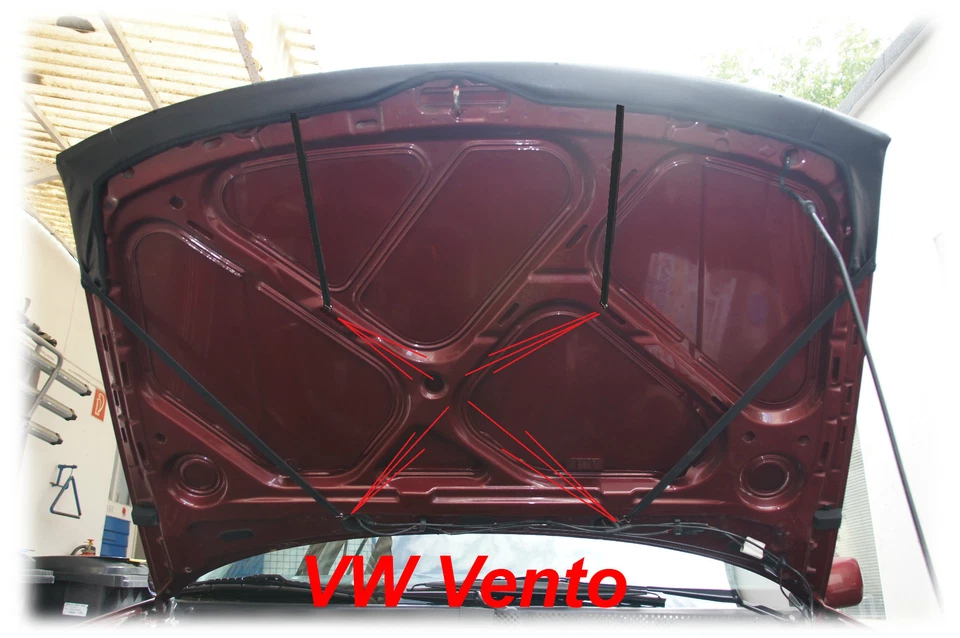 CAR HOOD BONNET BRA fit Volkswagen Vento-Jetta 3  NOSE FRONT MASK BRA DE CAPOT - Изображение 3 из 3