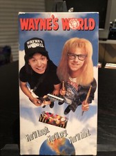 Waynes World VHS 1992 SNL Meyers Carvey Lowe Spheeris CULT COMEDY RARE HTF NM
