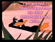 I Am Worried Haven't Heard My Other Personalities In A While Daffy Duck  MAGNET