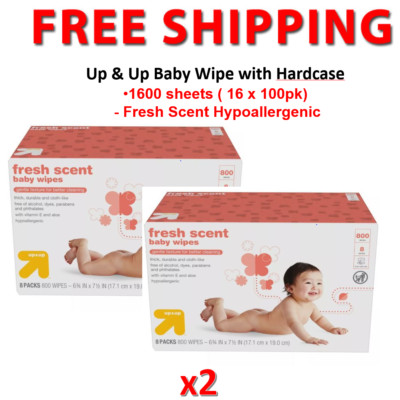up and up fresh scent baby wipes
