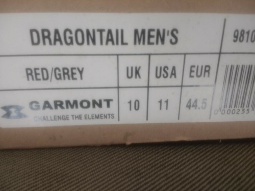 Garmont Dragontail LT Trail Wandern Walking Zustiegsschuhe. Größe UK 10 EUR 44,5 - Bild 3 von 5
