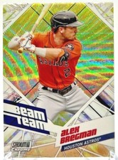2021 Topps Stadium Club Chrome Alex Bregman #BTC-14 Beam Team Wave Refractor
