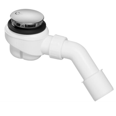 Viega Ablaufgarnitur Domoplex Ø75mm komplett für 50mm Ablaufloch, chrom Deckel