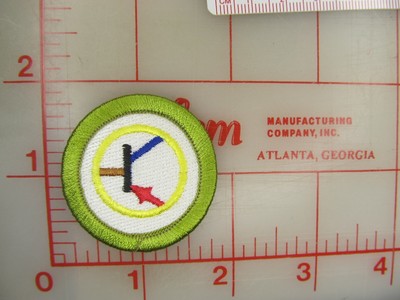 ELECTRONICS merit badge Type I PB computer designed 42mm patch (M)