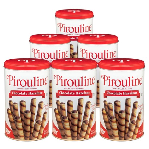 Delicious Crème Filled Chocolate Hazelnut Rolled Wafers – Shareable 6-Pack Tin - Picture 3 of 8