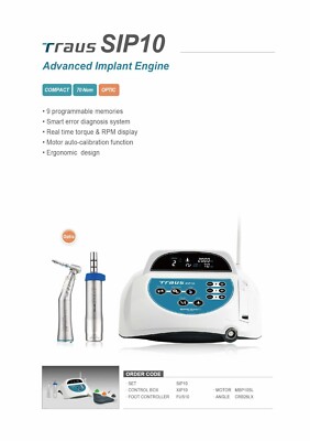 Saeshin Dental Implant Surgery Motor LED Complete Set TRAUS OPTIC Motor & Hndpce