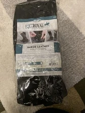 EquiRoyal Suede/leather Half Chaps