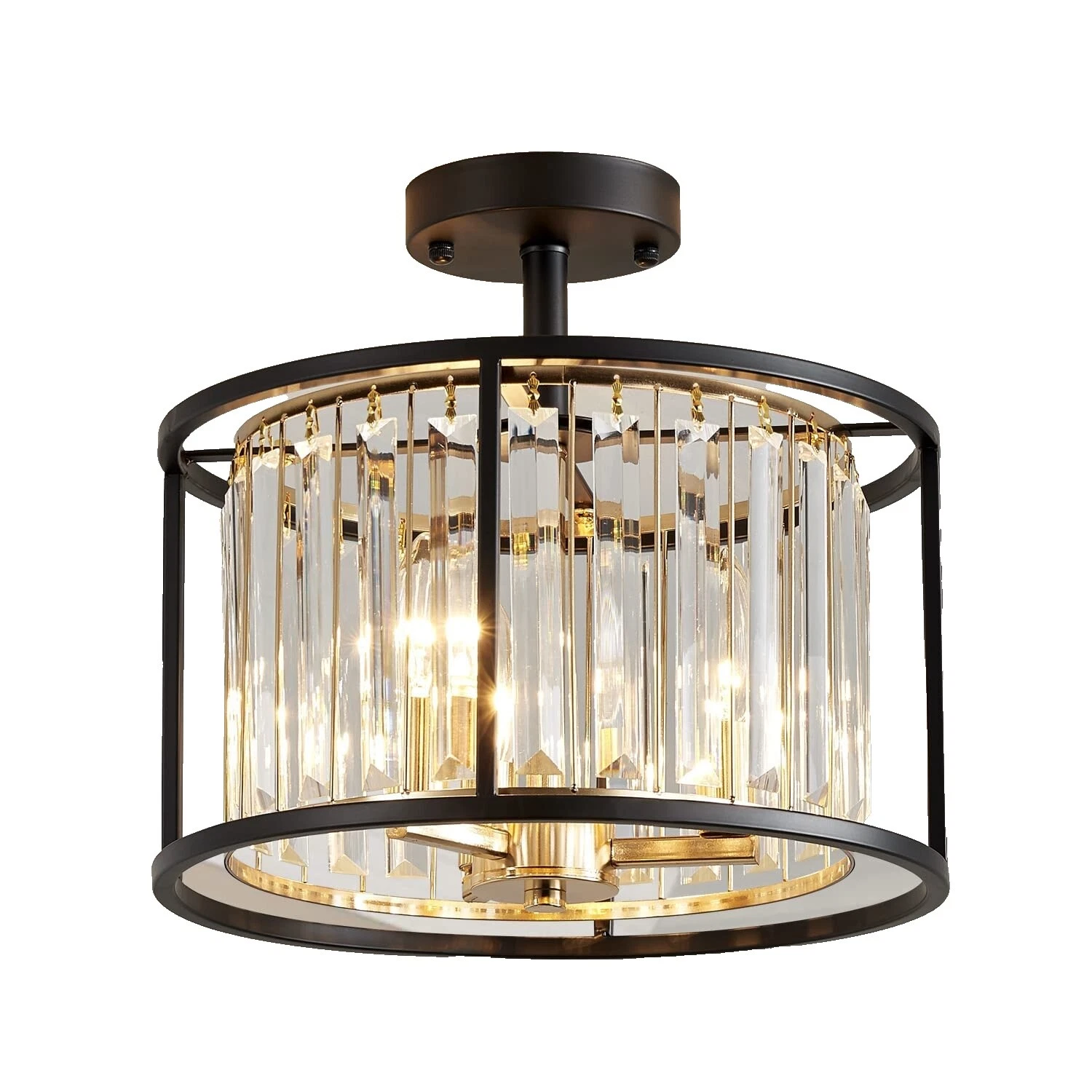 Brass Black Modern Chandeliers & Ceiling Fixtures