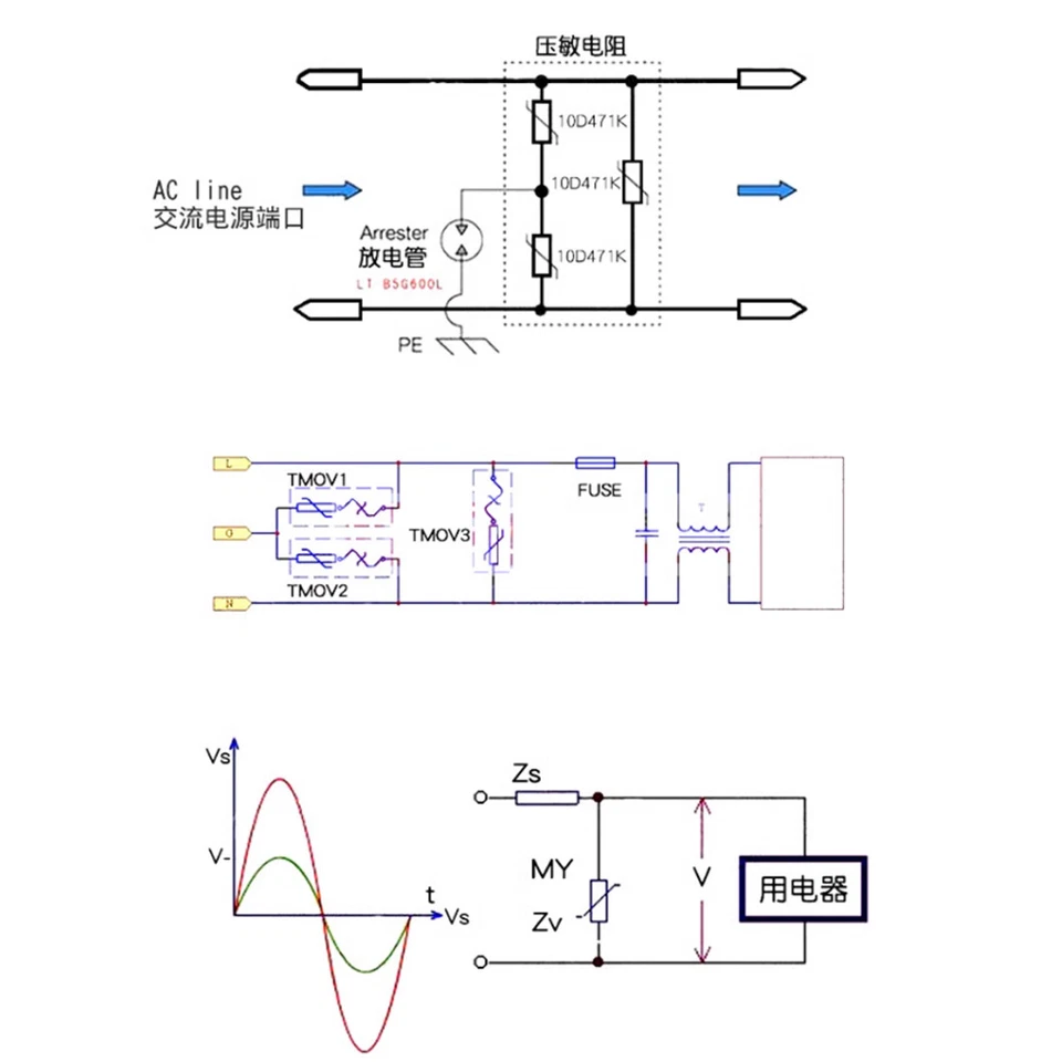 14/20D металлооксид варистор MOV ±10% 102K 390K 431K 470K 471K 560K 680K 681K - Изображение 2 из 4