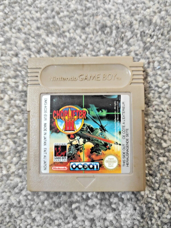 Choplifter 3 (Nintendo Game Boy, 1999) - PAL UK version