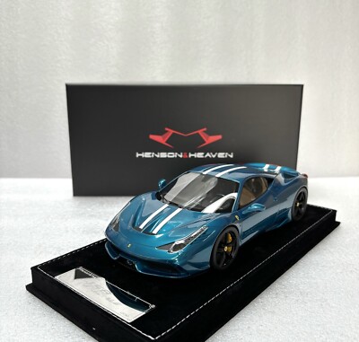 1/18 Henson & Heaven HH Model Ferrari 458 Speciale Artemis Green