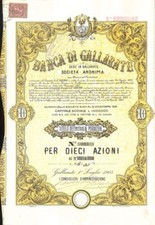 1903 * BANCA DI GALLARATE * STOCK VERY WELL PRESERVED (UNCOINED)