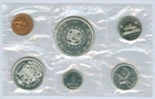 1964 CANADA Proof like Mint Set, Set of 6 Silver coins