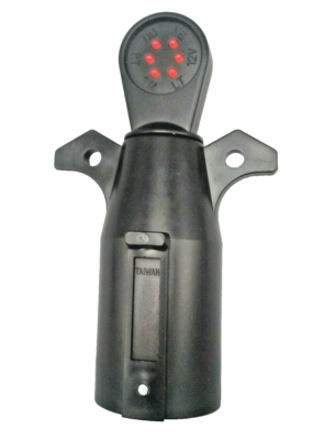 #ad 7 Way RV Trailer Plug Tester Truck Electric Connector for Testing Blade RV Type $11.47