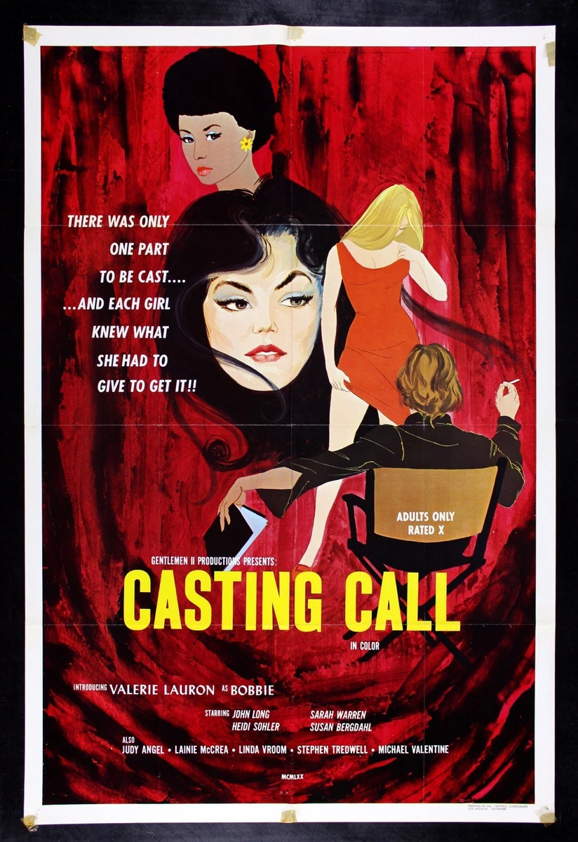 CASTING CALL CineMasterpieces MOVIE POSTER 1972 ADULT X RATED PORN SEX  HOLLYWOOD | eBay