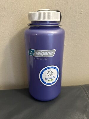 Nalgene Wide Mouth 32oz Water Bottle Puple