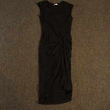 Lucky Brand Pencil Dress Womens XS Extra Small Black Tight Long Skinny Bodycon