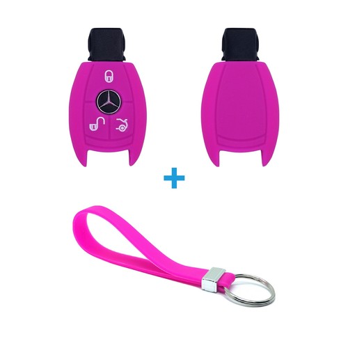 Mercedes Schlüssel Cover Car Key Auto Silikon Schutz Hülle A B C E G V S Klasse - Bild 5 von 9