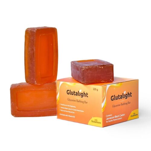 Glutalight Glycerin Soap, Skin Brightening & Lightening Soap, Pack of 3 - Picture 1 of 6