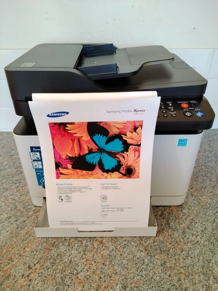 Samsung Xpress C480FW A4 Colour Multifunction Laser Printer - Image 3 of 4