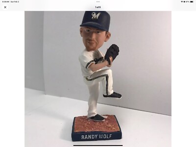 Randy Wolf Milwaukee Brewers 2011 SGA Bobblehead MLB Baseball