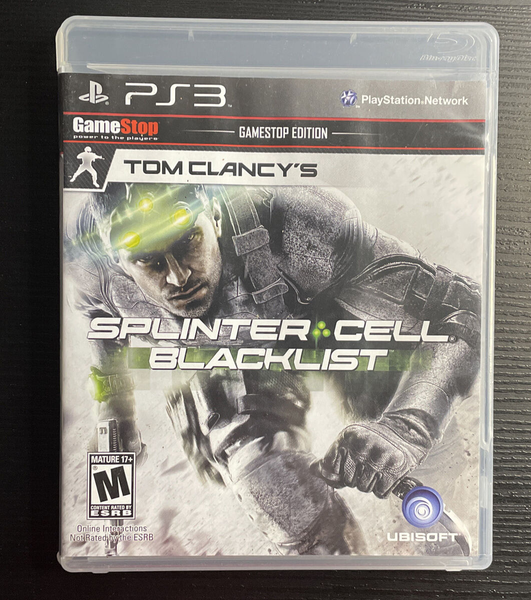 UBISoft Tom Clancy's Splinter Cell Blacklist Gamestop Edition PS3  PlayStation 3