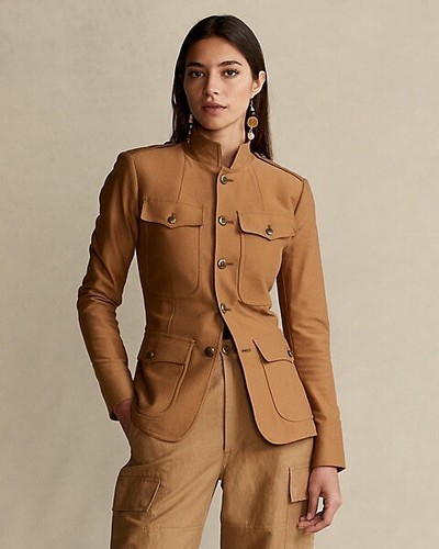 POLO RALPH LAUREN Brown Jacquard Safari 