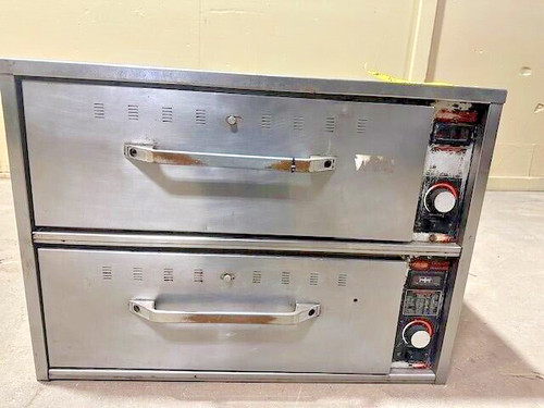 HATCO 2 DRAWER FULL SIZE PAN FOOD CHIP/BUN WARMER MODEL HDW-2