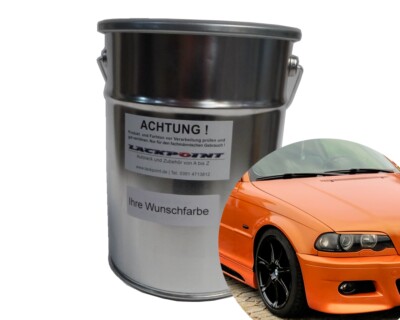 2 Liter Basislack Spritzfertig Gold Orange Metallic Autolack Lackpoint Tuning