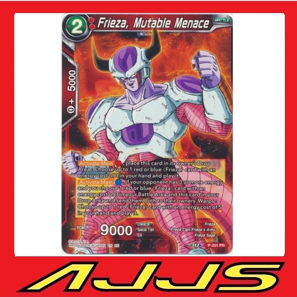 DBS Dragon Ball Super Frieza, Mutable Menace - P-201 PR - NM/M
