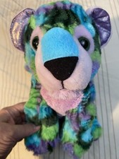 Adorable Wild Republic Tiger Cub Plush Stuffed Animal 2016 Purple Blue Camo