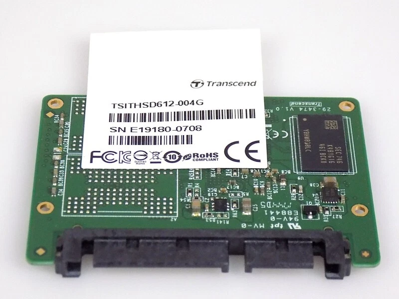 4GB Transcend TSITHSD612-004 Half-Slim SATA SSD SATA 3Gbit/s Industrieausführung