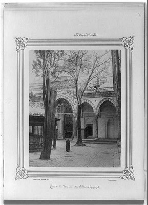Photo:Courtyard,Sultan Beyazit Camii,Mosque,Istanbul,Turkey,1880-1893
