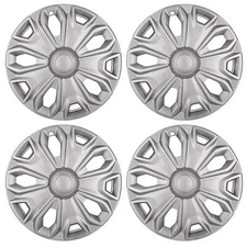 NEW Hubcaps Set for Ford Transit 150, 250, 350 2015-2024, Premium 16-inch Silver