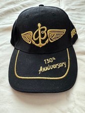 New BREITLING 130 Year Anniversary Baseball Hat Adjustable NSF Black & Gold