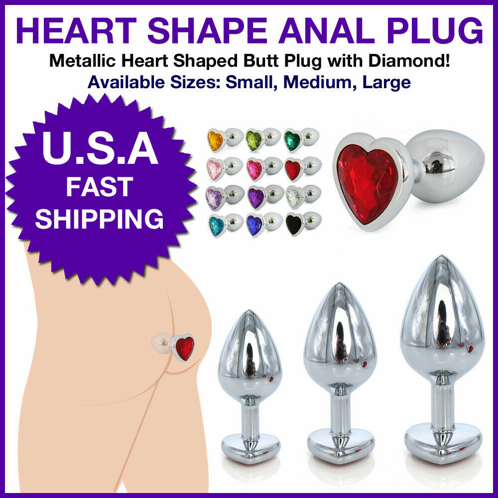 Juguetes Sexuales Anal Culo Plug Tapon Orgasmo Estimulacion Diamante de Corazon | eBay Juguetes Sexuales Anal Culo Plug Tapon Orgasmo Estimulacion Diamante de Corazon | eBay