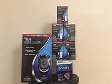 TRUE Metrix Glucose Test Strips 250CT+100 Lancets+FREE Meter KIT & FREE SHIPPING