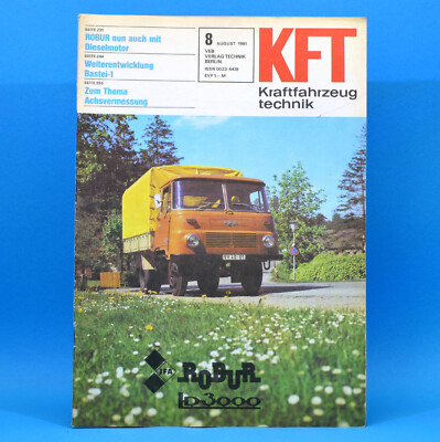 GDR KfT Automotive Technology 8/1981 Bastion-1 Robur LO 3000 Audi Quattro Cat 72