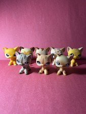 Lot of Aftermarket Littlest Pet Shop shorthair cats NOT AUTHENTIC
