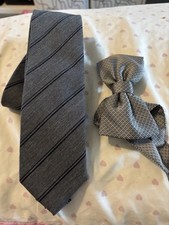 GREY JOHN LEWIS 30%SILK TIE + LOVELY BOW TIE MENS BUNDLE 