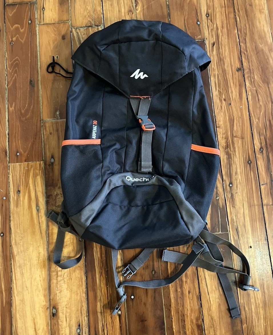Quechua Arpenaz 30L Decathalon Backpack Dark Grey | eBay