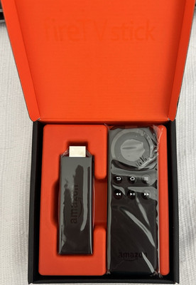 Amazon Fire TV Stick Media Streamer Portable HDMI with Remote - Black